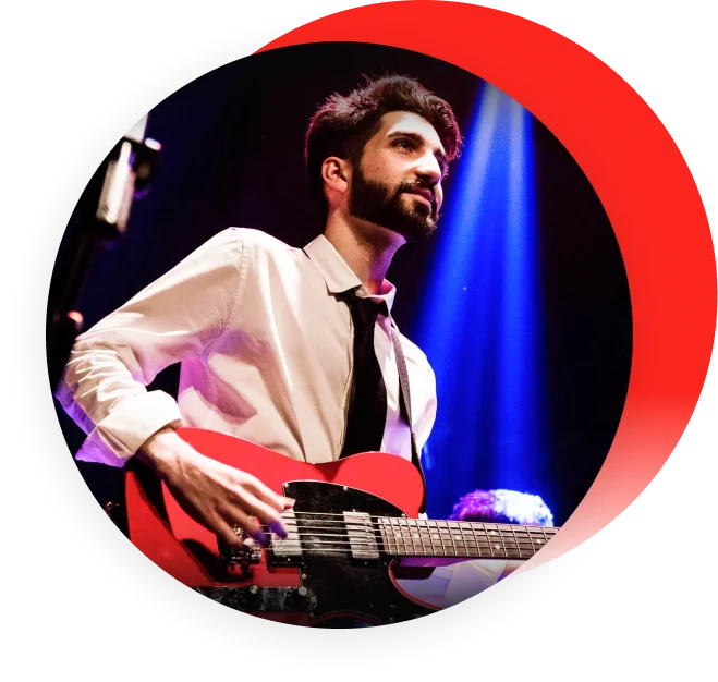 Luca Zolkwer, profesor de guitarra